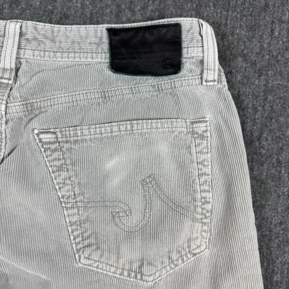 Adriano Goldschmied The Graduate Tailored Leg Men's Corduroy Pants Gray Size 32